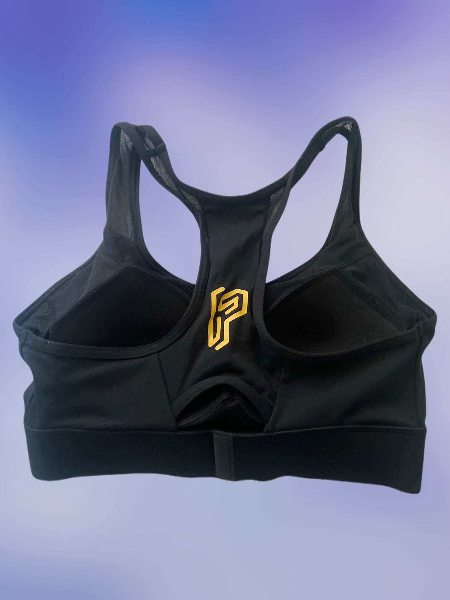 Black High Performance Support Bra