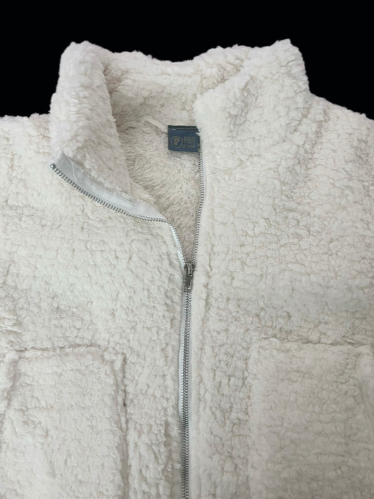 White Fluffy Teddy Jacket