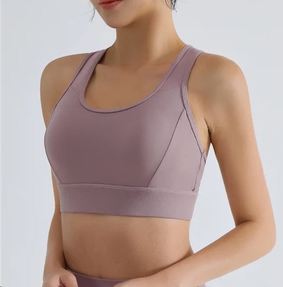 Lilac High Performance Support Bra